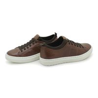 Sapatenis em Couro Casual Masculino Connect - Marrom