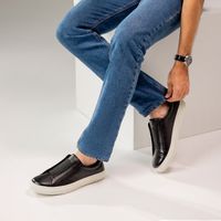 Sapatenis Masculino Laroche Connect em Couro - Preto