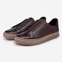 Sapatenis Masculino Laroche Connect em Couro - Café