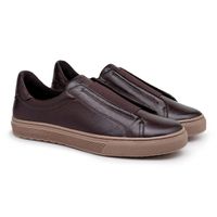 Sapatenis Masculino Laroche Connect em Couro - Café
