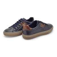 Sapatenis Masculino Connect em Couro - Royal