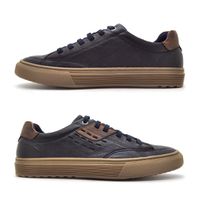 Sapatenis Masculino Connect em Couro - Royal