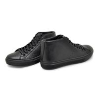 Sapatenis Casual Masculino Connect em Couro - Preto