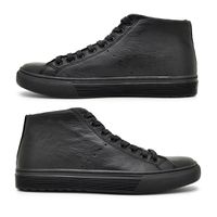 Sapatenis Casual Masculino Connect em Couro - Preto