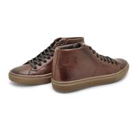 Sapatenis Casual Masculino Connect em Couro - Brown