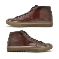 Sapatenis Casual Masculino Connect em Couro - Brown