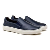 Slip On Masculino Connect em Couro - Marinho E L