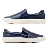 Slip On Masculino Connect em Couro - Marinho E L