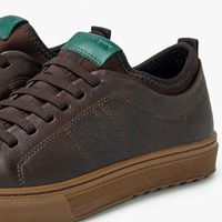 Sapatenis em Couro Casual Masculino Connect - Café