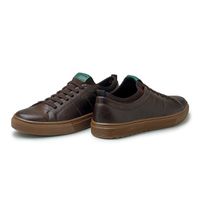 Sapatenis em Couro Casual Masculino Connect - Café