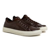 Sapatenis em Couro Casual Masculino Connect - Marrom E L