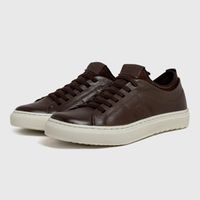 Sapatenis em Couro Casual Masculino Connect - Marrom E L