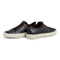 Sapatenis em Couro Casual Masculino Connect - Cinza E L