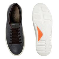Sapatenis em Couro Casual Masculino Connect - Cinza E L