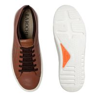 Sapatenis em Couro Casual Masculino Connect - Havana E L