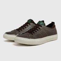 Sapatenis em Couro Casual Masculino Connect - Cinza E L