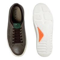Sapatenis em Couro Casual Masculino Connect - Cinza E L