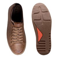 Sapatenis em Couro Casual Masculino Connect - Conhaque E L