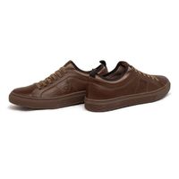 Sapatenis em Couro Casual Masculino Connect - Conhaque E L