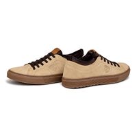 Sapatenis em Couro Casual Masculino Connect - Taupe Creme E L