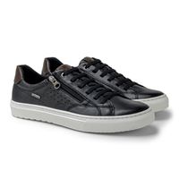 Sapatenis em Couro Casual Masculino Connect - Preto