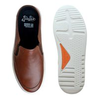 Mule Masculino Connect em Couro - Brown