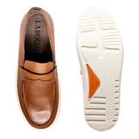 Slip On Loafer Laroche Connect em Couro - Whisky