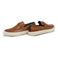 Slip On Loafer Laroche Connect em Couro - Whisky