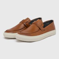 Slip On Loafer Laroche Connect em Couro - Whisky