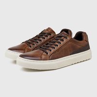 Sapatenis Casual Laroche Connect em Couro - Chocolate