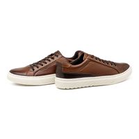 Sapatenis Casual Laroche Connect em Couro - Chocolate