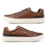 Sapatenis Casual Laroche Connect em Couro - Chocolate