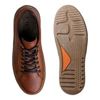 Sapatenis Casual Connect em Couro - Brown