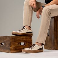 Sapatenis Casual Connect em Couro - Neve