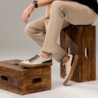 Sapatenis Casual Connect em Couro - Neve