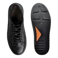 Sapatenis Casual Connect em Couro - Preto
