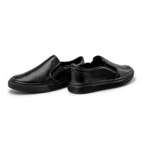 Slip On Yate Masculino Connect em Couro - Preto