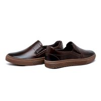 Slip On Masculino Laroche Connect em Couro - Café