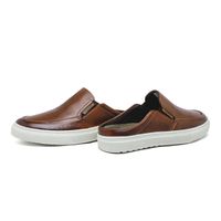 Mule Masculino Laroche Connect em Couro - Brown