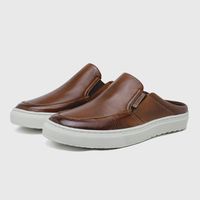 Mule Masculino Laroche Connect em Couro - Brown