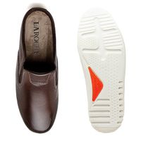 Mule Masculino Laroche Connect em Couro - Café
