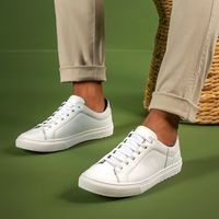 Sapatenis Masculino Laroche Connect em Couro - Branco