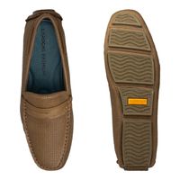 Mocassim Drive Creta em Couro - Conhaque E L