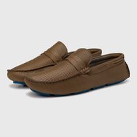 Mocassim Drive Creta em Couro - Conhaque E L