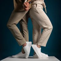 Sapatenis Casual Laroche Daytona em Couro - Branco