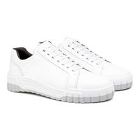 Sapatenis Casual Laroche Daytona em Couro - Branco