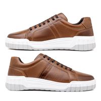 Sapatenis Casual Laroche Daytona em Couro - Chocolate