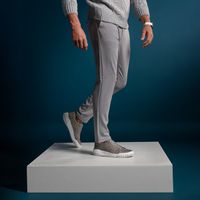 Sapatenis Casual Laroche Daytona em Couro - Cinza Silver