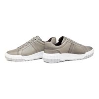 Sapatenis Casual Laroche Daytona em Couro - Cinza Silver