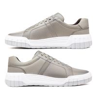 Sapatenis Casual Laroche Daytona em Couro - Cinza Silver